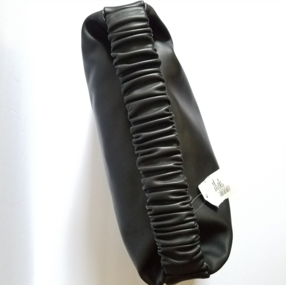 Alexander Wang Large Scrunchie Leather Top Handle Bag Black - Picture 8 of 15